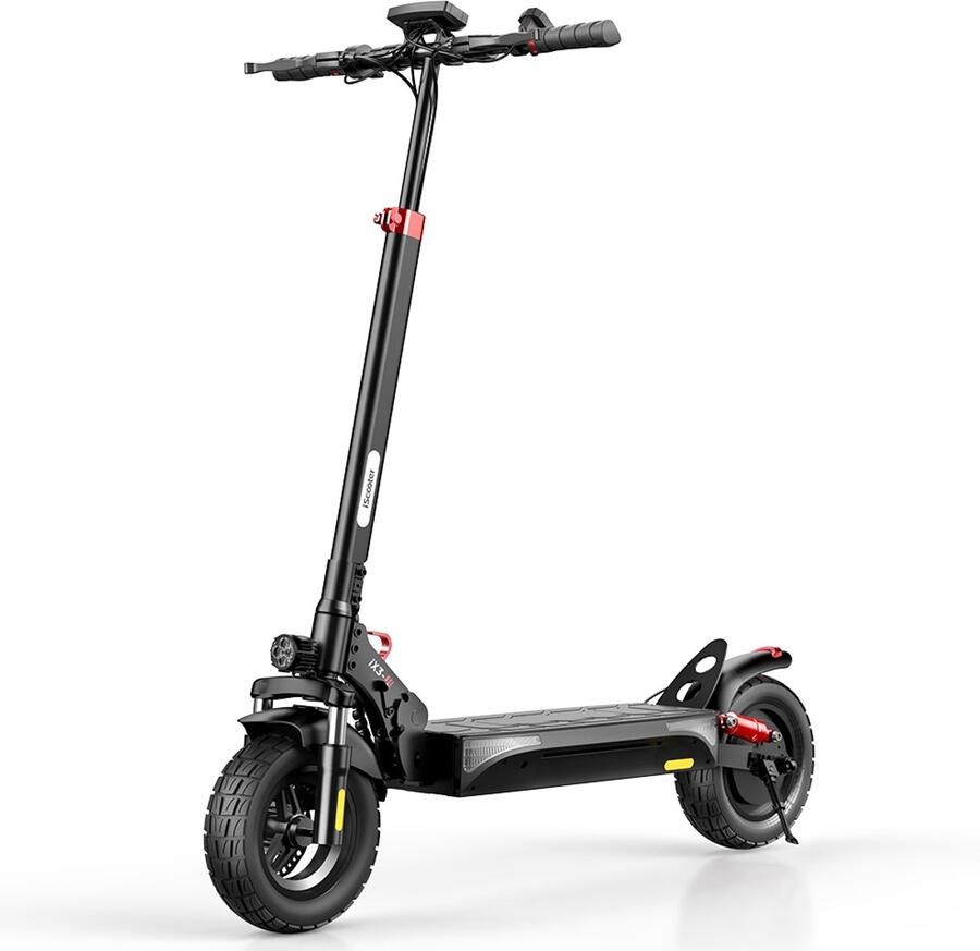 Iscooter iX3 Elektrische scooter 10‑inch tubeless off‑road banden 40km actieradius 800W motor 48V 10Ah lithium‑ion accu Mechanische schijfrem voor en achter + elektronische rem Maximumsnelheid 25 km u zwart