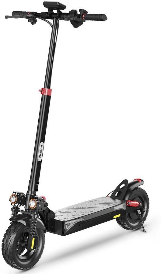 Iscooter iX4 Elektrische scooter 10‑inch honingraat‑off‑road banden 40km actieradius 800W motor 48V15Ah accu Maximaal laadvermogen 150 kg zwart