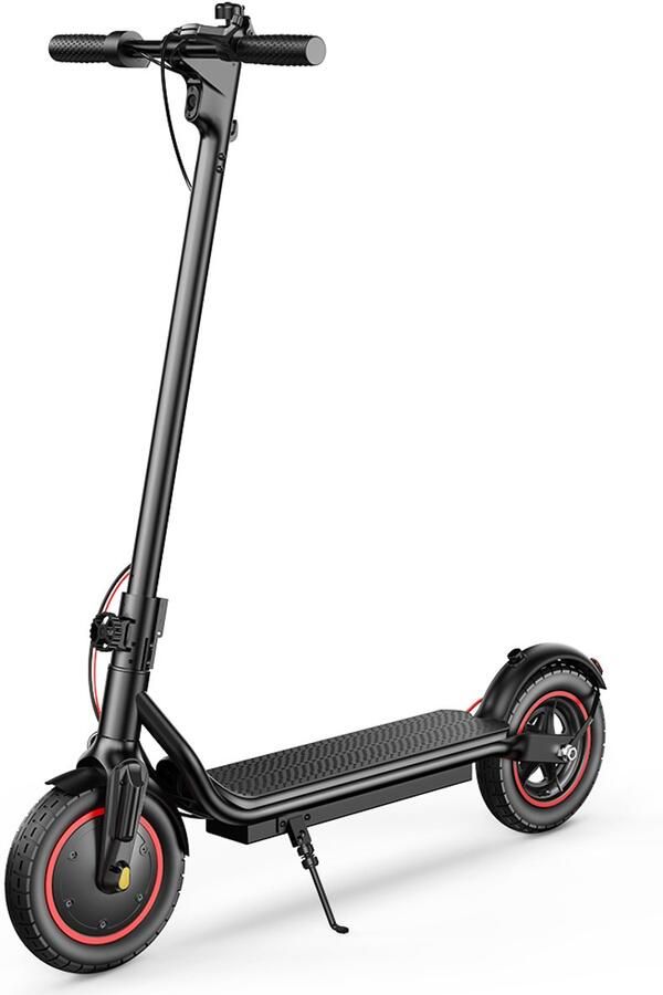 Iscooter W6 Elektrische scooter 10inch slijtvaste luchtbanden 30km actieradius 500W motor 42V 10 5Ah accu Maximumsnelheid 25 km u Elektronische voorrem + schijfrem achter zwart