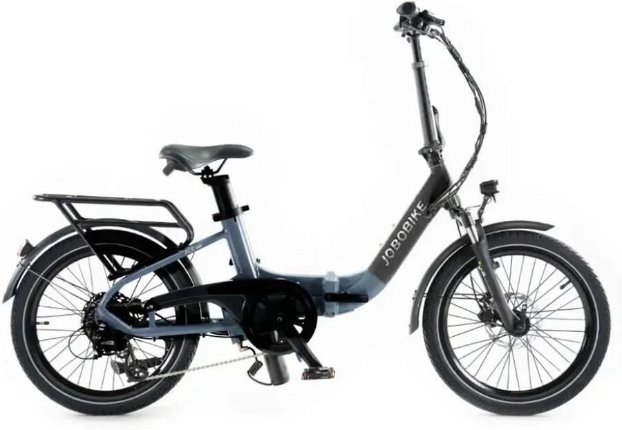 JOBOBIKE Ace Elektrische Vouwfiets Lage Instap 20 Inch 250W Motor 7 Versnellingen 50 km Actieradius Mechanische Schijfrem Zwart