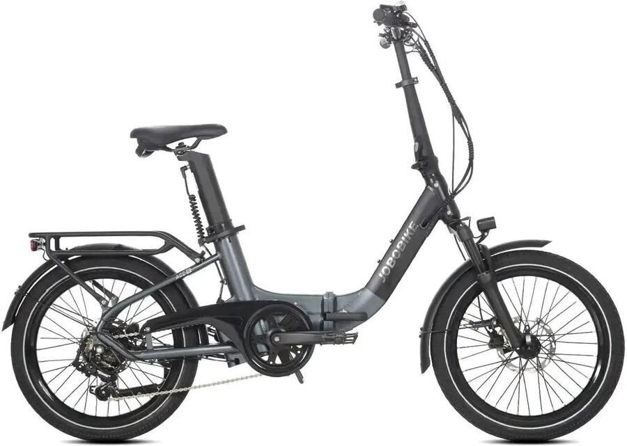 JOBOBIKE Ace Pro Elektrische Fiets 20 inch 250W motor Actieradius tot 80 km 7 versnellingen Hydraulische schijfrem 540Wh accu Zwart
