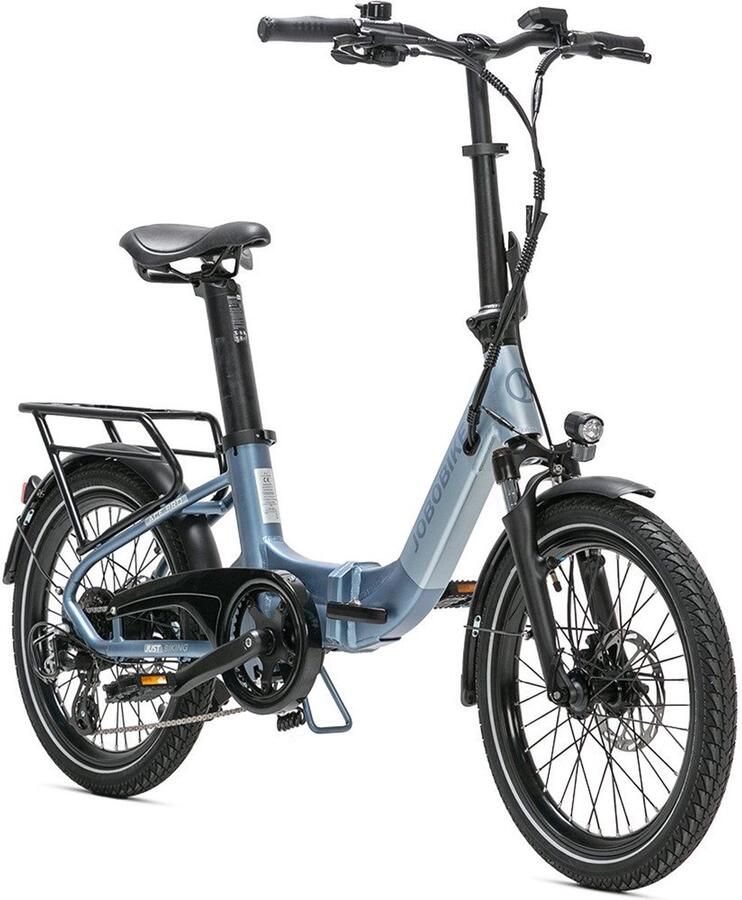 JOBOBIKE Elektrische Fiets ACE Pro Elektrische Vouwfiets tot 110 km Actieradius -360Wh Zitbuisaccu 22kg Lichtgewicht 20 inch Wielen Shi o 7 Versnellingen 250W Achterwielmotor Hydraulische Schijfrem Blauw