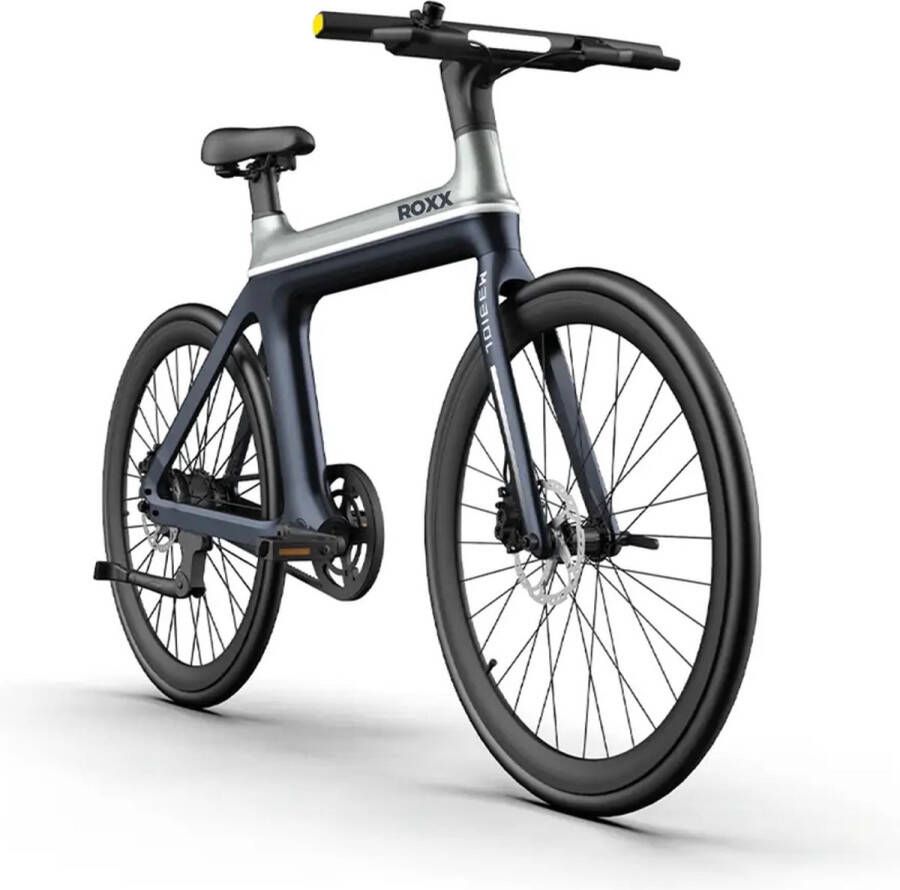 Joieem X Elektrische Fiets Smart Urban Ebike 28 inch Herenfiets Grijs 165-210 cm 250 watt Achterwielmotor 100km actieradius Max 25km u en ILT goedgekeurd Hydraulische Schijfrem