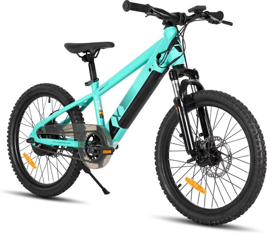 JOYSTAR Elektrische Fiets E-Bike – 20 Inch – Voor Kinderen Tieners – 250W Motor – 1 Versnelling – Spaakwiel – Mechanische Schijfrem – Groente