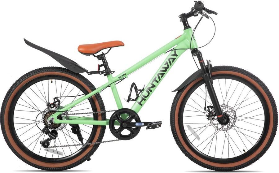 JOYSTAR KEANO Huntaway Mountainbike 24 inch Kinder MTB 7 Versnellingen Lichtgewicht Aluminium Frame &