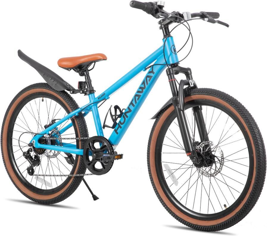JOYSTAR KEANO Huntaway Mountainbike 24 inch Kinder MTB 7 Versnellingen Lichtgewicht Aluminium Frame &