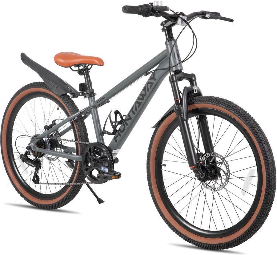 JOYSTAR KEANO Huntaway Mountainbike 24 inch Kinder MTB 7 Versnellingen Lichtgewicht Aluminium Frame &