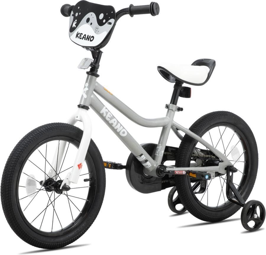 JOYSTAR KEANO Lexicon Kinderfiets in BMX Stijl Voor & Met Zijwieltjes 12 Inch Kleuren Beschikbaar
