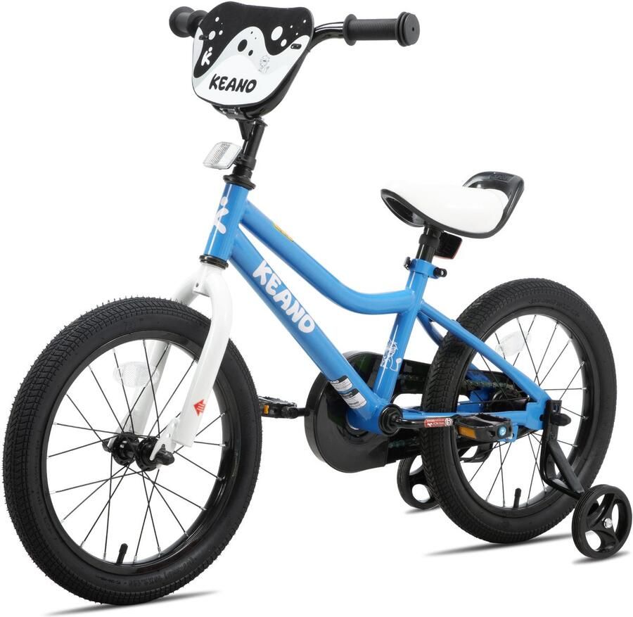JOYSTAR KEANO Lexicon Kinderfiets in BMX Stijl Voor & Met Zijwieltjes 16 Inch Kleuren Beschikbaar