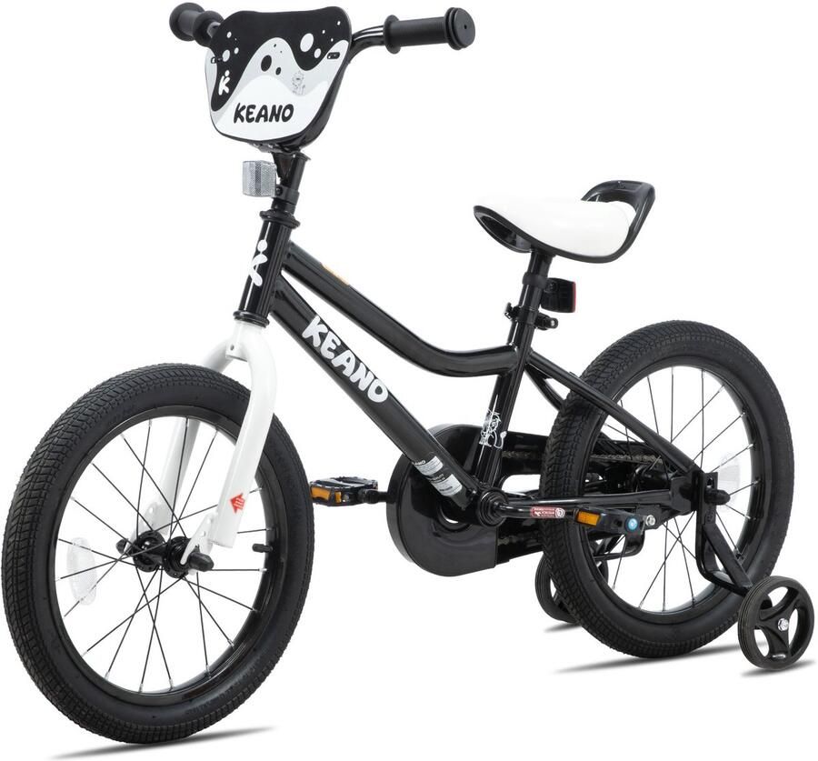 JOYSTAR KEANO Lexicon Kinderfiets in BMX Stijl Voor & Met Zijwieltjes 12 Inch Kleuren Beschikbaar