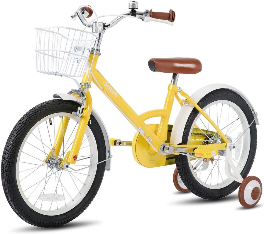 JOYSTAR STITCH Little Wizard Kinderfiets 18 inch Voor & Met Zijwieltjes & dje