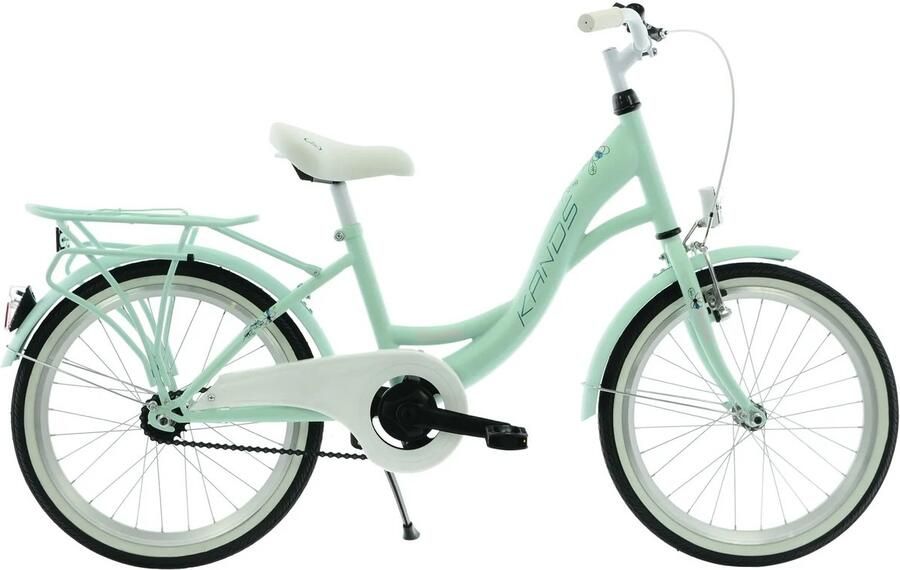 Kands Diana – Kinderfiets – 20 inch – 1 versnelling – Terugtraprem – 100-140 cm – Mintgroen – Meisje