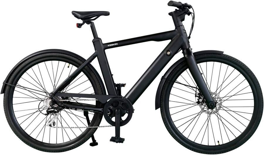 Keskin Bike Keskin cBike1 Elektrische Fiets – 36V 12Ah Accu (432Wh) – Achterwielmotor – Actieradius tot 70 km – 27.5×1.75 Inch Banden – LCD Display – Shi o 8 Versnellingen – Schijfrem – Stadsfiets – Max. Belastbaar 120 kg – Zwart Mat