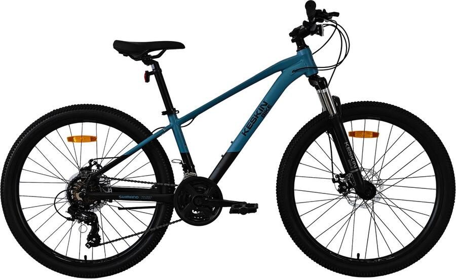 Keskin Bike MTB PRO Mountainbike 26 inch 21 versnellingen Shi o Framemaat: 36 cm – Zwart Blauw