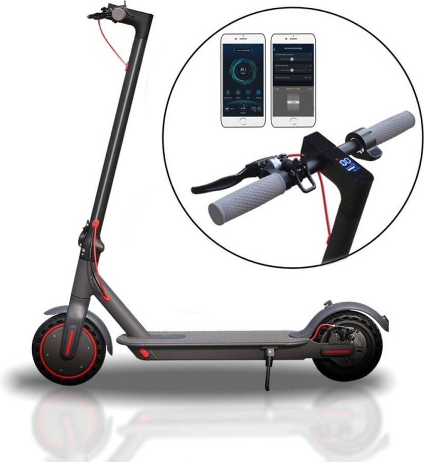 Kick&Move ® Elektrische Step E Scooter 350W sterke motor 10Ah batterij 8 5 Inch anti lek Banden Snelheid 32 km u met App LED verlichting Cruise Control Anti diefstal functie Garantie 24 uur verzending - Foto 3