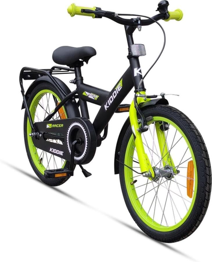 Kiddie Kinderfiets Boy 18'' Black Green