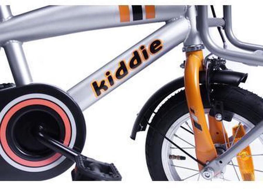 Kiddie Kinderfiets Dutch Bike (V-Brake + Cb) J 12'' 1N Grijs
