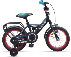 Kiddie Kinderfiets Boy 14'' Black Blue Red