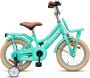 Kiddie Kinderfiets FunGirl met voordrager 16' M' Turquoise - Thumbnail 1