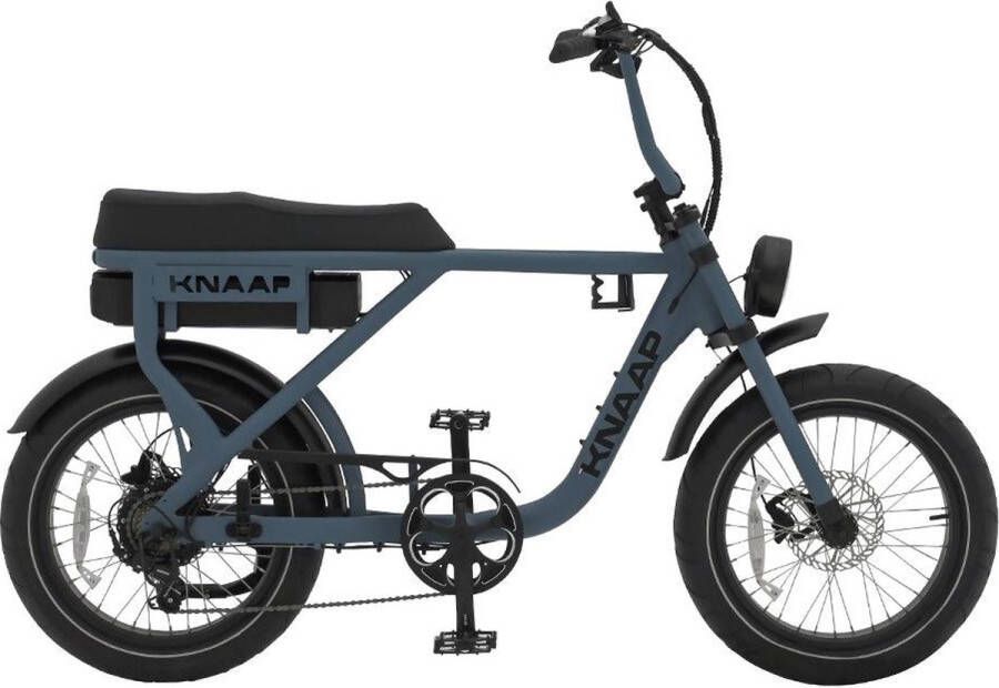 KNAAP BIKES KNAAP AMS X Fatbike Blauw 250W Elektrische Fatbike