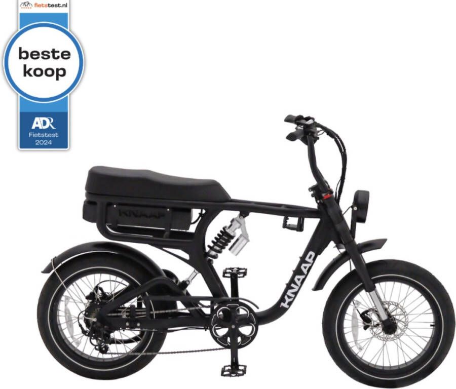 KNAAP BIKES KNAAP RTD X BLACK Elektrische fatbike Beste koop 2024 Rijklaar 2 jaar garantie Lid van RAI vereniging