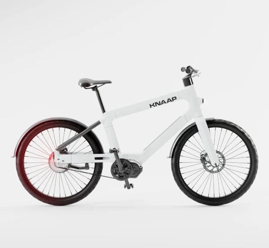 Knaap NYC Elektrische Fiets Hoge Instap Wit