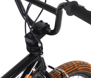 KS Cycling Fiets BMX Freestyle 20'' 23 Circles zwart oranje 28 cm