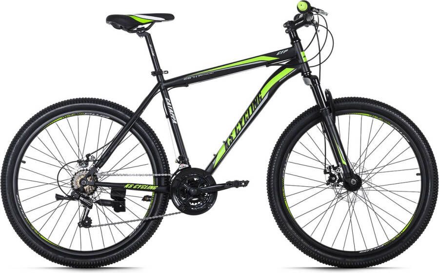 KS Cycling Fiets Mountainbike hardtail 26 inch Catappa zwart groen - Foto 2