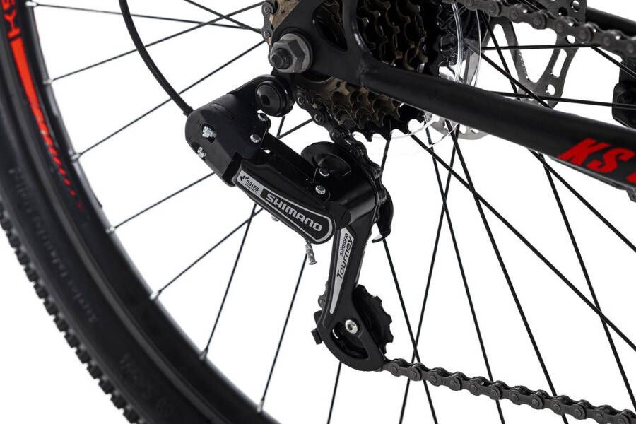KS Cycling Fiets Mountainbike hardtail 29 inch Catappa zwart-groen