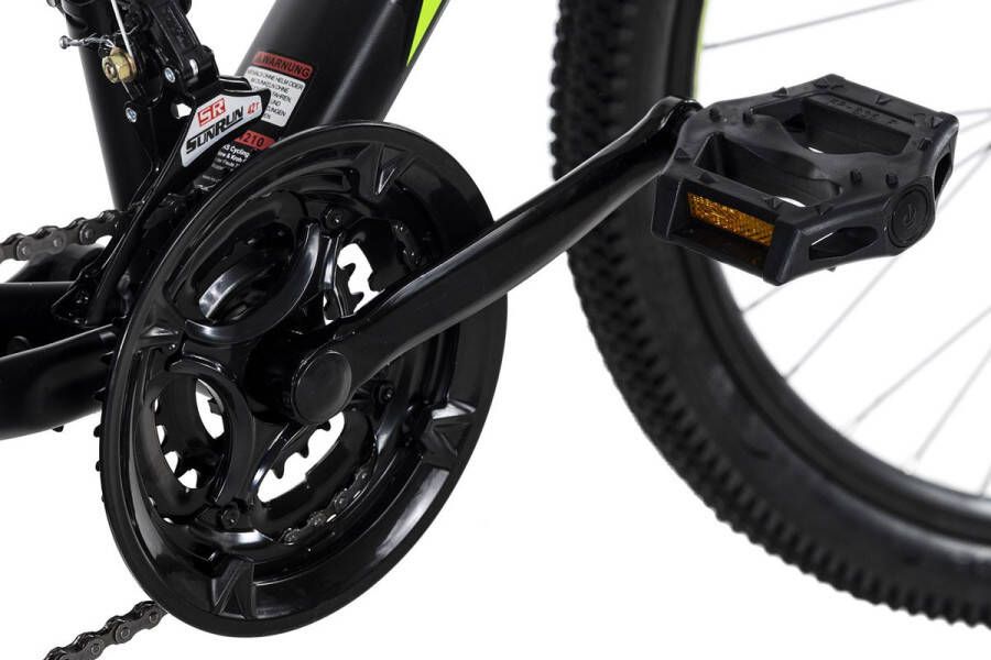 KS Cycling Fiets Mountainbike hardtail 29 inch Catappa zwart-groen