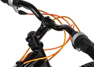 KS Cycling Fiets Mountainbike volledig 26 inch Bliss zwart oranje 47 cm