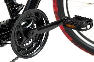 KS Cycling Fiets Mountainbike Volledig ATB 26'' Crusher zwart-rood 46 cm
