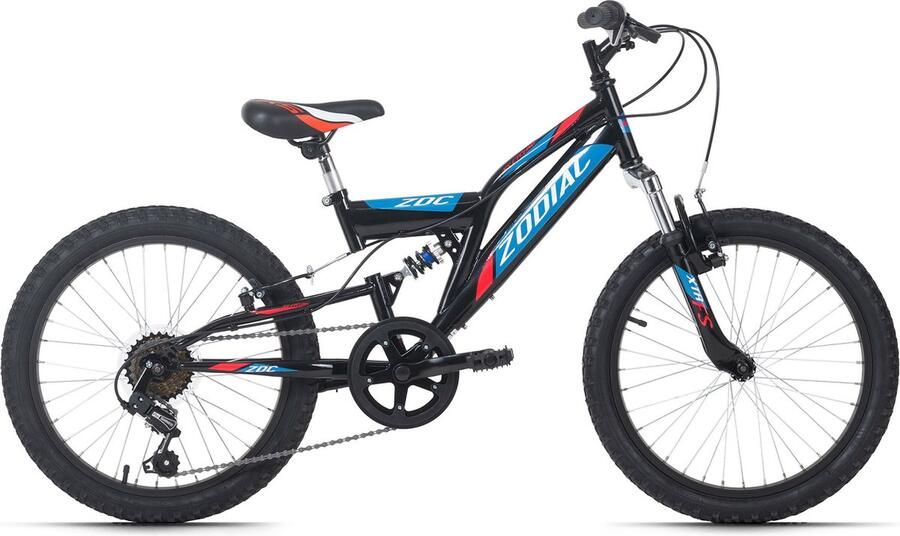 KS Cycling Fiets Kinderfiets 20'' Zodiac RH 31 cm zwart-rood 31 cm