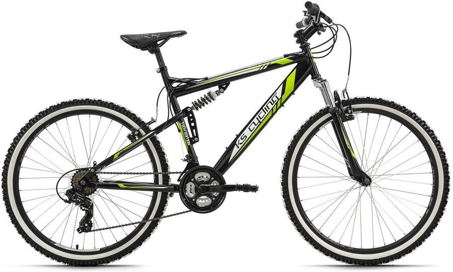 KS Cycling Fiets Mountainbike Fully 26 inch Scrawler zwart 51 cm