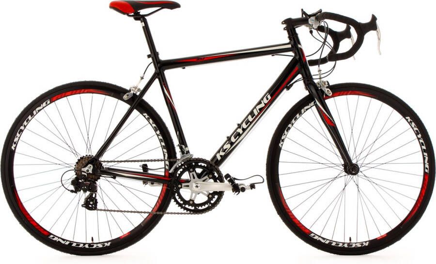 KS Cycling Racefiets Zwarte 28"" racefiets Euphoria met 14 versnellingen