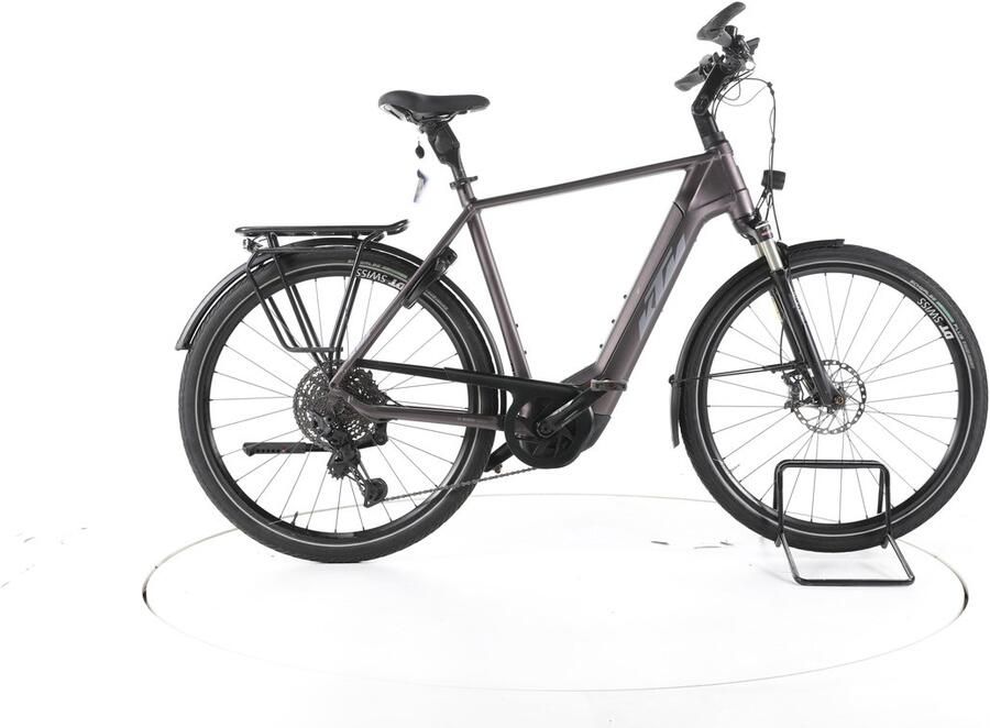 KTM Macina Style 710 Elektrische trekkingfiets Bosch Accu 750Wh 28 2023 grijs
