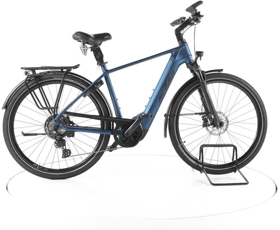 KTM Macina Style 730 Elektrische trekkingfiets Bosch Accu 750Wh 28 2023 blauw