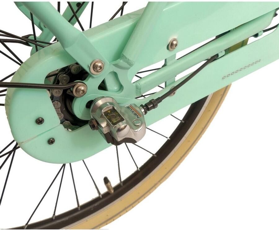 Kyoso Blossom Breeze 24 inch Nexus-3 kinderfiets met terugtraprem – Mat mintgroen