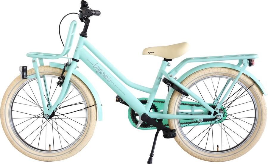 Kyoso Kinderfiets 20 Blossom Breeze met remnaaf mat mintgroen alleen verkrijgbaar via vakhandel