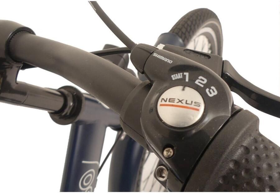 Kyoso X-Rider 24-inch Nexus-3 kinderfiets met terugtraprem donkerblauw aqua