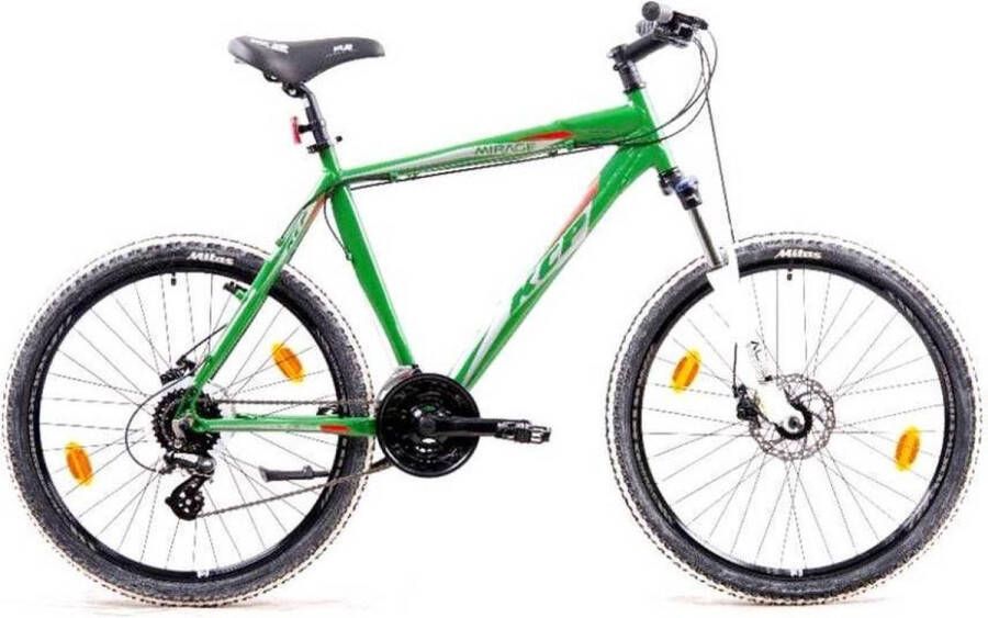 Leader Mirage Mountainbike 26 inch Fiets met 18 versnellingen Groen Framemaat: 53 cm BC0452192134 R5