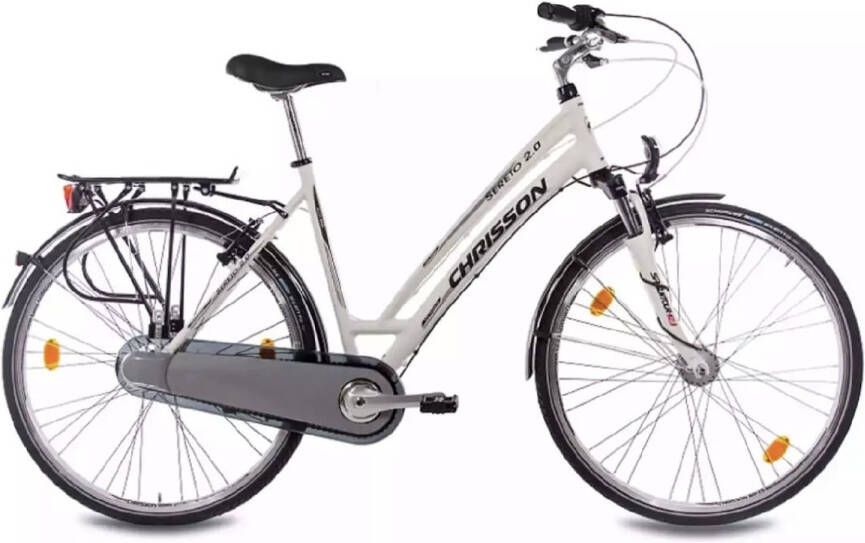 Leader Sereto 3.0 Chrisson Damesfiets 28 inch Nexus 7 Shimano Framemaat :53 cm Wit