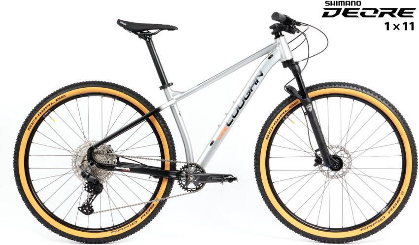 Lee Cougan Revenge Mountainbike MTB Shi o Deore 1x11 -Framemaat 15 5'' XS Zilver