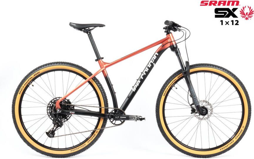 Lee Cougan Revenge Mountainbike MTB Sram SX Eagle 1x12 -Framemaat 15 5'' XS Koper Rood