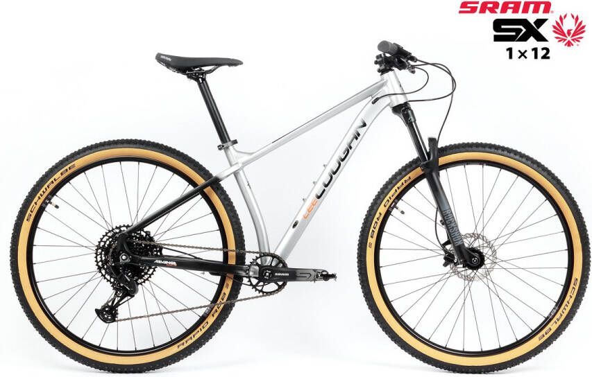 Lee Cougan Revenge Mountainbike MTB Sram SX Eagle 1x12 -Framemaat 19'' M Zilver