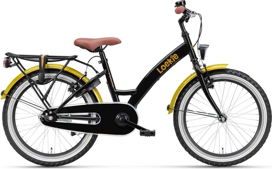 Loekie Superstar 20 Kinderfiets Girl Black