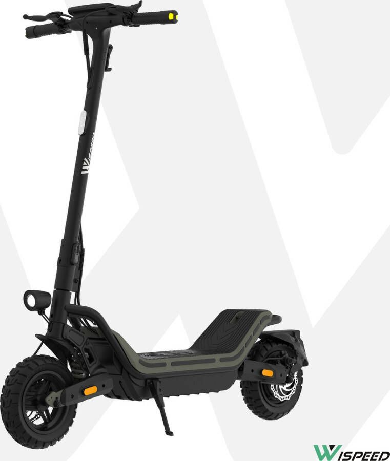 Logicom Wispeed SuvPilot 480 Elektrische step Off Road Model Krachtige 900WMotor Snelheid tot 25km h Bereik tot 60km Kaki