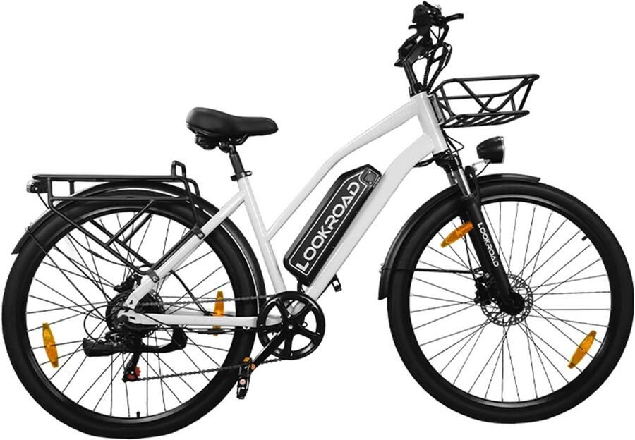 Lookraod L28 Elektrische Fiets – 28 250W Motor 36V 23Ah Accu 140km Bereik 7-Speed Shi o Hydraulische Rem –Grijs - Foto 1