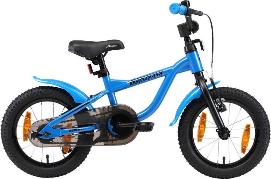 Löwenrad kinderfiets 14 inch wielen blauw