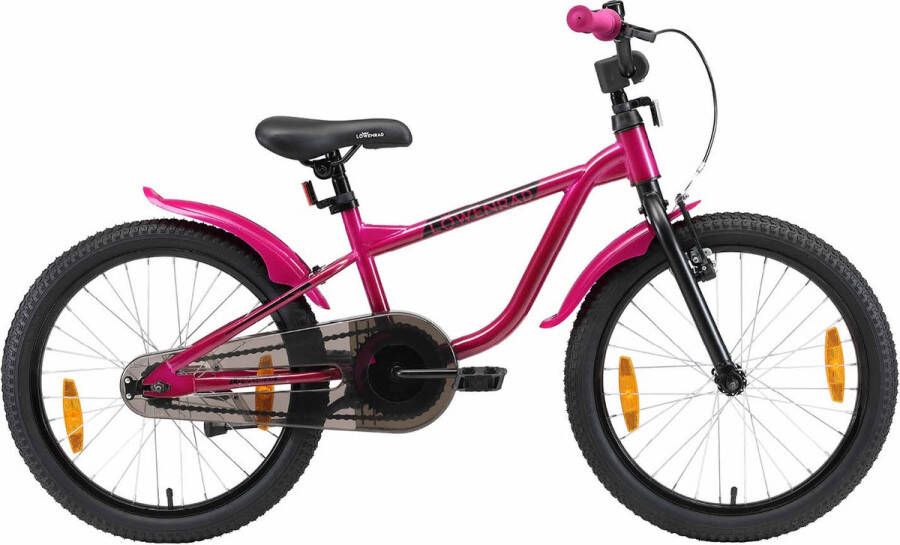 Löwenrad kinderfiets 20 inch wielen donkerroze